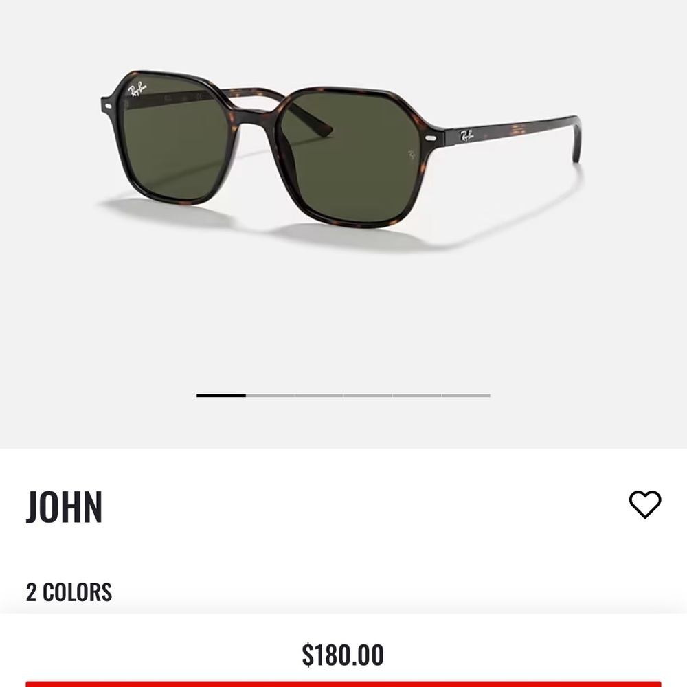 John rayban sunglasses